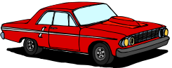 Car of 1960's. This US car is from the early 1960's.