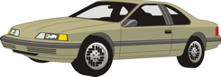 Car from 1990's. Air resistance factors varied from 0.28 to 0.35. Soapboxes factor is little over 0.4.
